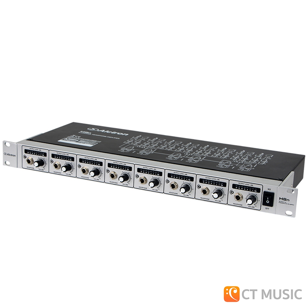 Alctron H8N 8-channel headphone amplifier แอมป์ขยายหูฟัง