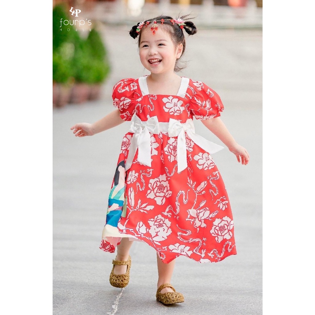 DISNEY PRINCESS : 011415 เดรสเด็กลิขสิทธิ์แท้