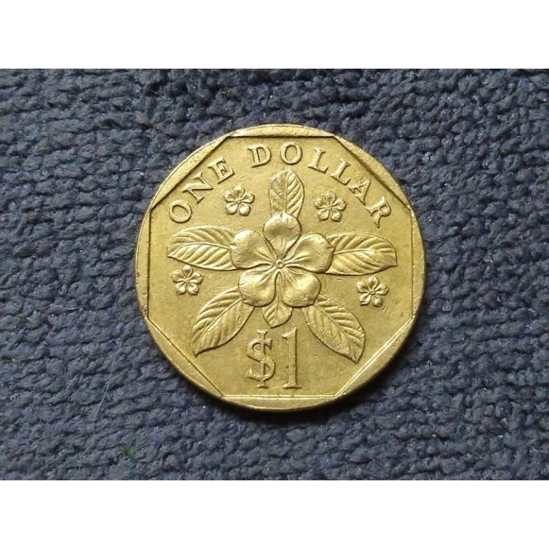 เหรียญ​ต่างประเทศ​(5517)สิงคโปร์​ 1989