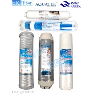 ชุดไส้กรอง Aquatek silver และ ULTRATEK RO 50,85 ,100, 150,200,500GPD