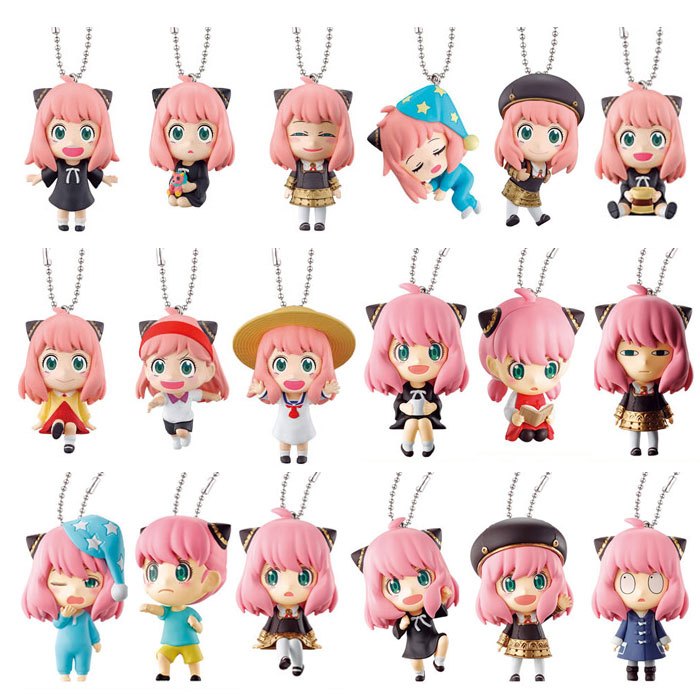 **ของแท้ เลือกแบบได้** Bandai พวงกุญแจ อาเนีย Spy X Family Full of Anya Key Chain ชุดที่ 1 และ 2