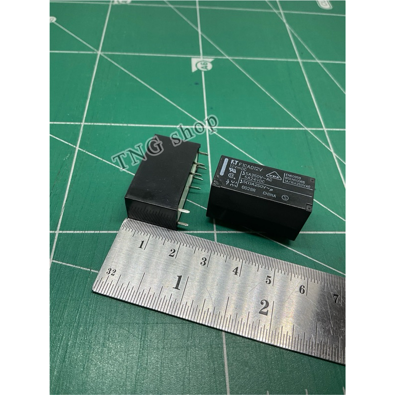 รีเลย์ F1CA012V  12VDC 8ขา 2คอนแทค 5แอมป์ สินค้าพร้อมส่ง ออกบิลได้