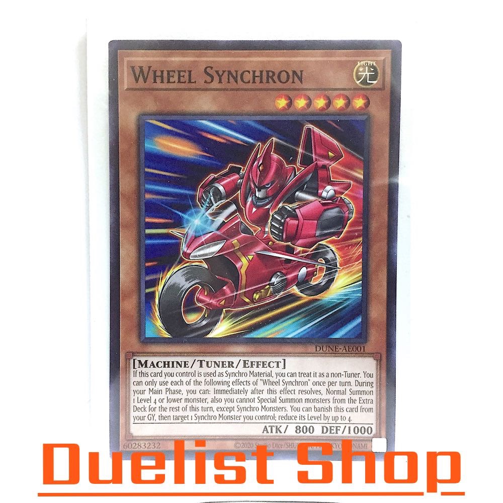 Wheel Synchron (N) Monster Light Level5  [Machine/Tuner/Effect] ชุด DUNE-AE001 การ์ดเกมยูกิโอ (Yu-Gi