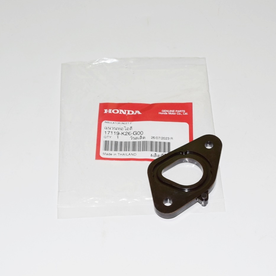 ฉนวนท่อไอดี INSULATOR,INLET P CT125 ปี2023 แท้ศูนย์ฮอนด้า ราคา/1ชิ้น 17119-K26-G00