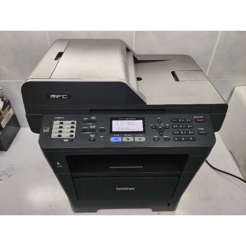 ((มือสอง)) Brother MFC-8910DW เครื่องปริ้นเลเซอร์ขาวดำ ปริ้นขาวดำ ปริ้น2หน้าอัตโนมัติ สแกน ถ่ายเอกสา