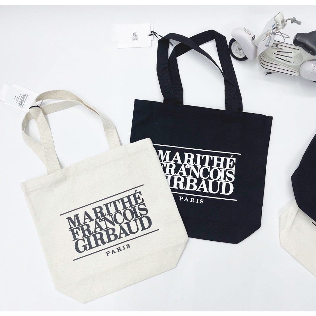 Marithe Tote Bag (Black and white)