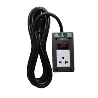 ปลั๊กไฟ UNIC มอก. 1 ช่อง 1 สวิตช์ 16A (2432-2555) 3M|5M