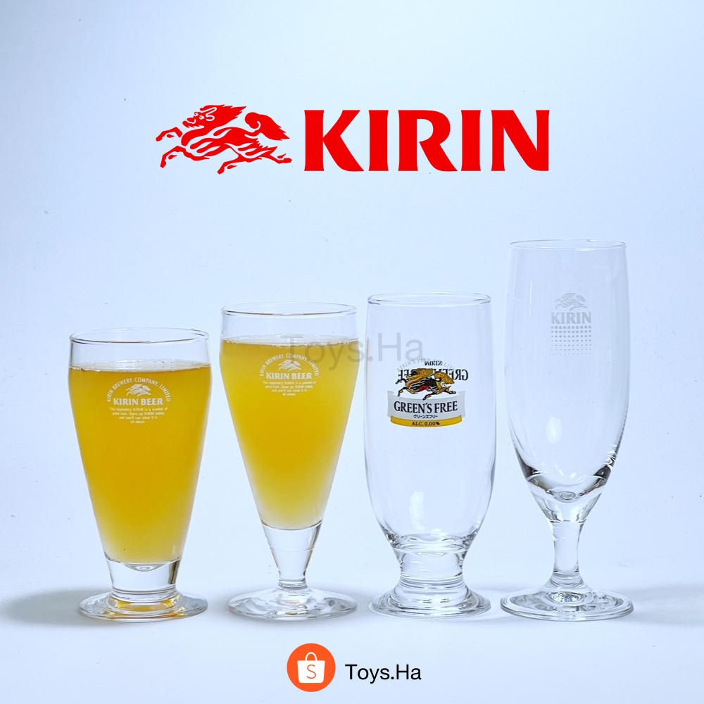 ของแท้! แก้ว Kirin แก้วไวน์ แก้วแชมเปญ ญี่ปุ่น แบรนด์ Kirin คิริน จากญี่ปุ่น
