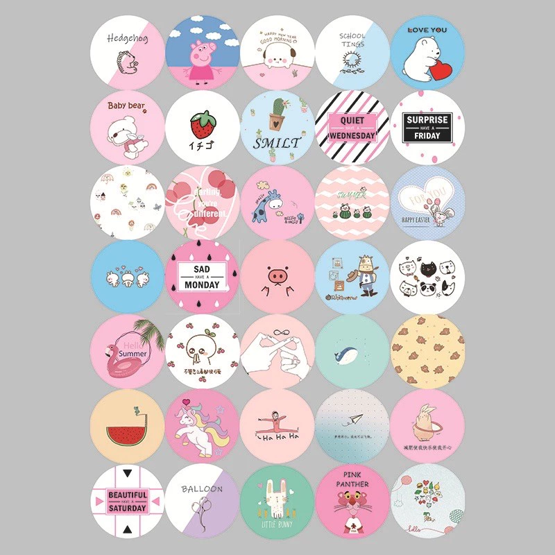 กระจกพกพา ลายน่ารักสดใส น้ำหนักเบา thumbnail 10