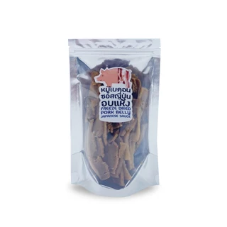 PFS หมูเบคอนซอสญี่ปุ่นอบแห้ง ขนาด 150 กรัม FREEZE DRIED PORK BELLY JAPANESE SAUCE