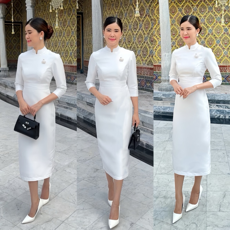 ชุดขาว ชุดงานบุญ ชุดทอดกฐิน