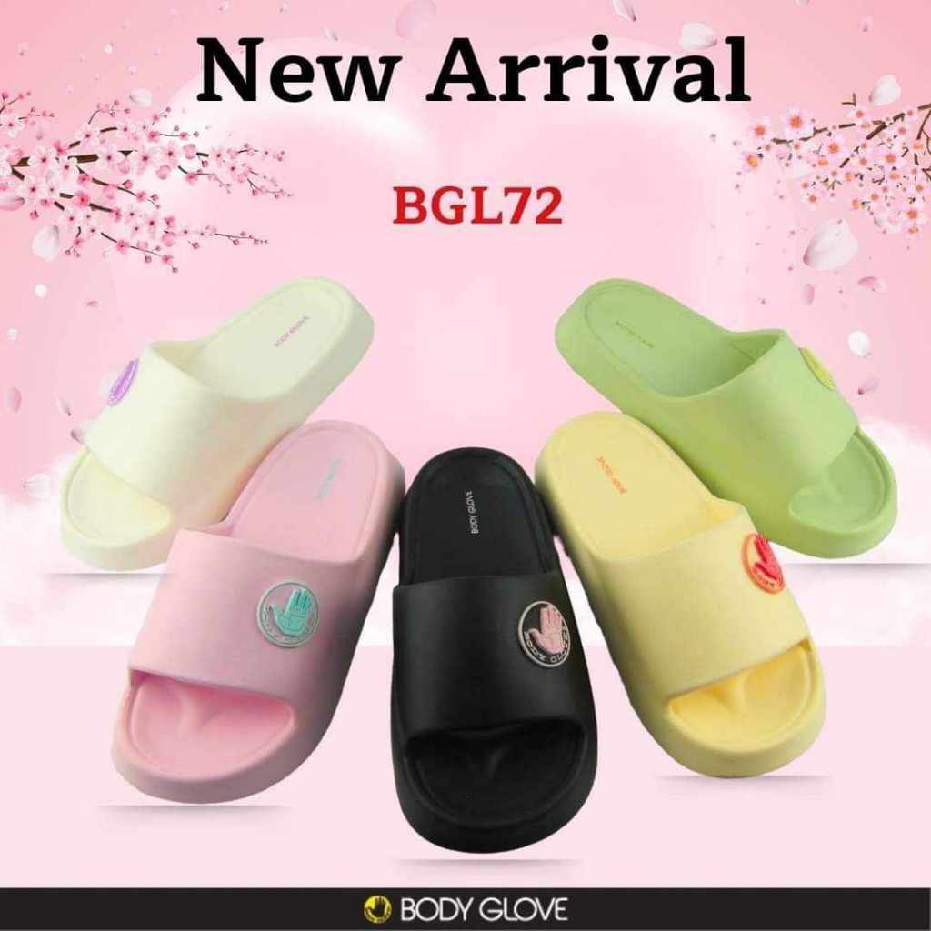 รองเท้าแตะ Body Glove BGL72 พื้นหนา นุ่ม เบา ขนาดผู้หญิง เสริมส้น 4 ซม.