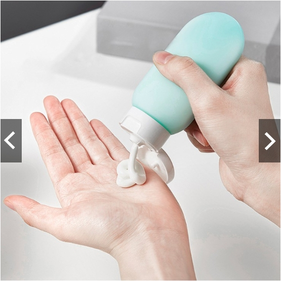 ขวดเปล่า แบบบีบ เติมได้ ขนาด 60 มล. สําหรับใส่โลชั่น แชมพู ครีมอาบน้ํา เหมาะกับการพกพาเดินทาง - รูปที่ 4