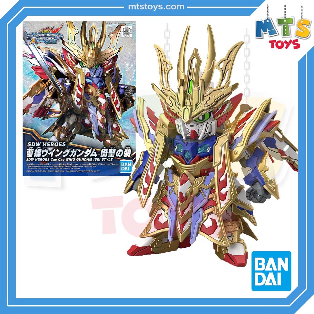 **MTS Toys**Bandai SDW Heroes : 08 Cao Cao Wing Gundam Isei Style กันดั้มแท้