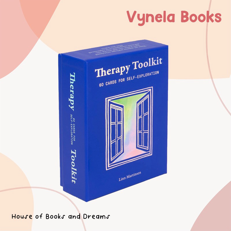 VYNELA (การ์ดภาษาอังกฤษ) THERAPY TOOLKIT: SIXTY CARDS FOR SELF-EXPLORATION — LINN MARTINSEN, CINDY KANG (ILLUSTRATOR)