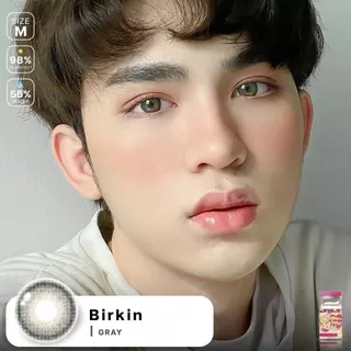 🔥 คอนแทคเลนส์ ✨ขนาดกลาง ✨Brown / Gray✨ Birkin ✨kittykawaii