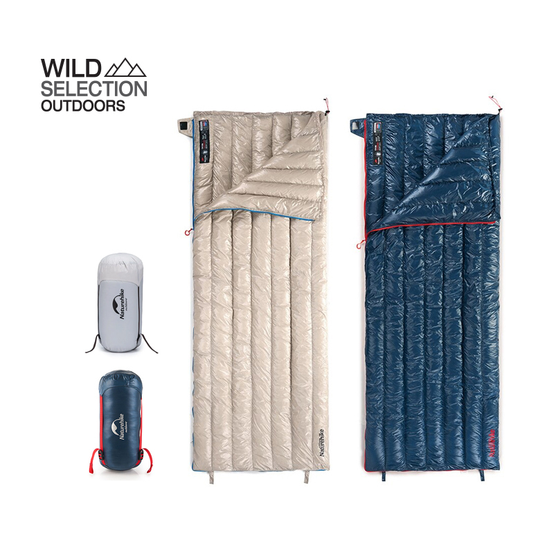 Naturehike Thailand ถุงนอนขนห่าน/เป็ด น้ำหนักเบา CW280 CWM400 Ultralight Goose Down Sleeping Bag NH1