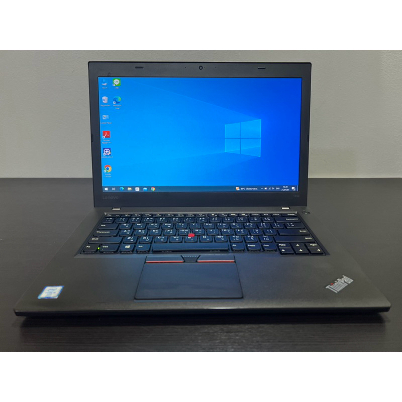 โน๊ตบุ๊คมือสองเครื่องสภาพยังสวย Lenovo ThinkPad T460 Core i5 gen6 แรม 8gb ssd 256gb ใช้ทำงานได้สบาย 