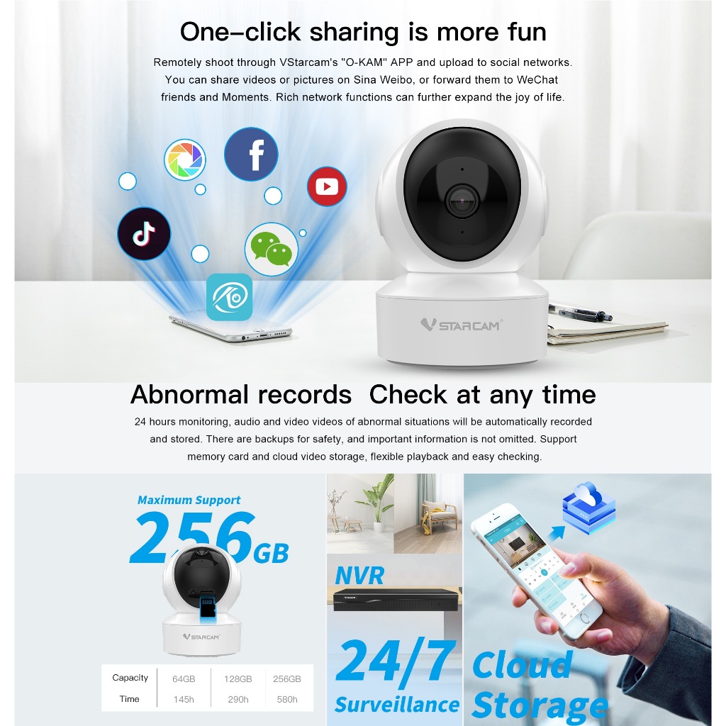 VSTARCAM CS49Q 4MP Quad HD 5G Dual Band Wi-Fi Camera กล้องวงจรปิดไร้สาย กล้องวงจรปิดไวไฟ