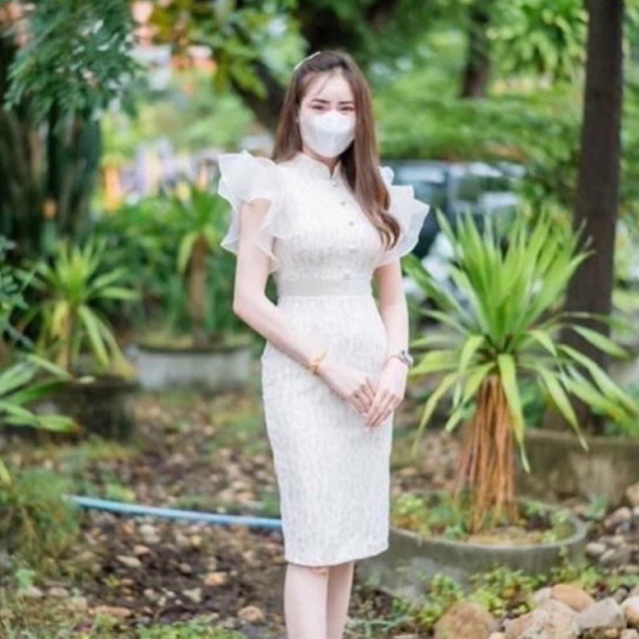 Guipure Lace Dressเดรสลูกไม้