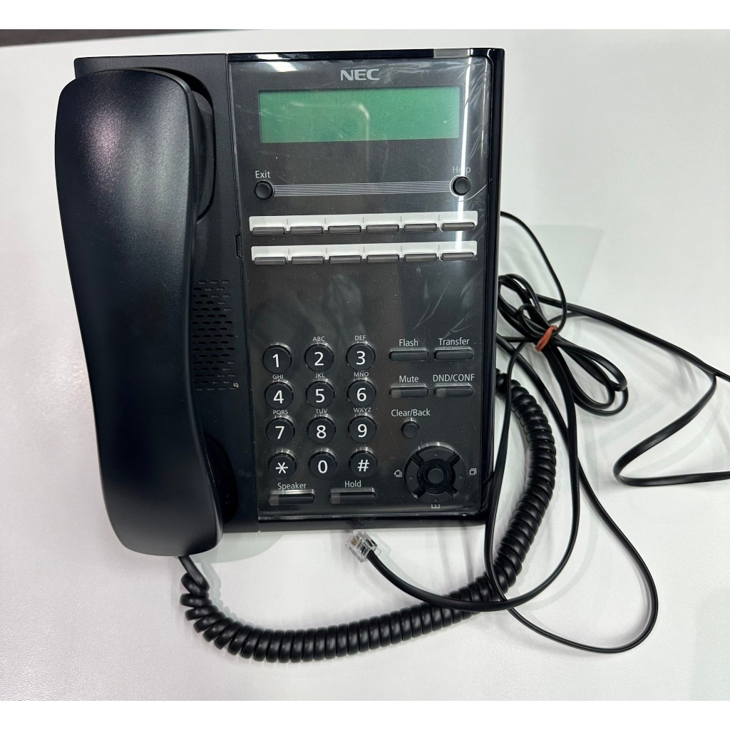 NEC IP7WW-12TXH-A1(BK) Digital Phone 12 ปุ่มสีดำ ใช้กับตู้รุ่น SL2100 (มือสอง)
