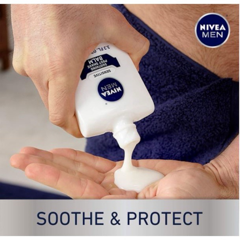 ❗️❗️ของแท้พร้อมส่ง❗️❗️ Nivea Men Protect&Care Post Shave Balm 100ml. ผลิตภัณฑ์บำรุงผิวหน้าหลังโกนหนวด - รูปที่ 6