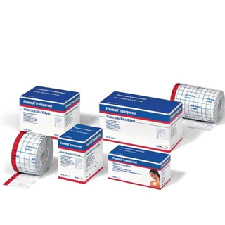 Fixomull Transparent ฟิกซ์โซมูล แผ่นฟิล์มใสกันน้ำ 10cm x 10m [1 กล่อง] BB 1302