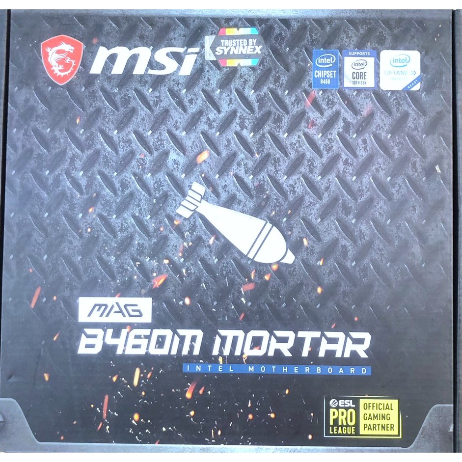 MAINBOARD (เมนบอร์ด) 1200 MSI MAG B460M MORTAR มือสอง