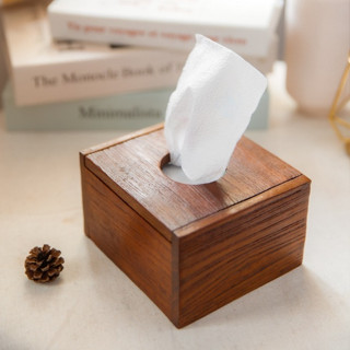 SKD กล่องทิชชู่ไม้สัก กล่องทิชชู่ป็อปอัพ กล่องใส่ทิชชู่ ของใ…
