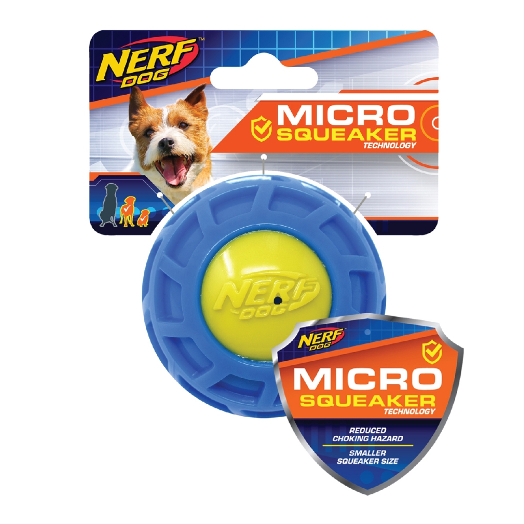 Nerf Dog Mirco Squeak Exo Ball