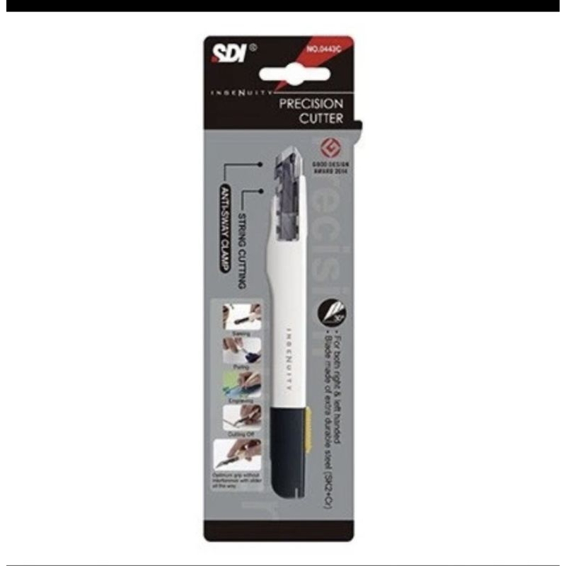 SDI มีดคัตเตอร์อเนกประสงค์ รุ่น 0443C | Made in Taiwan