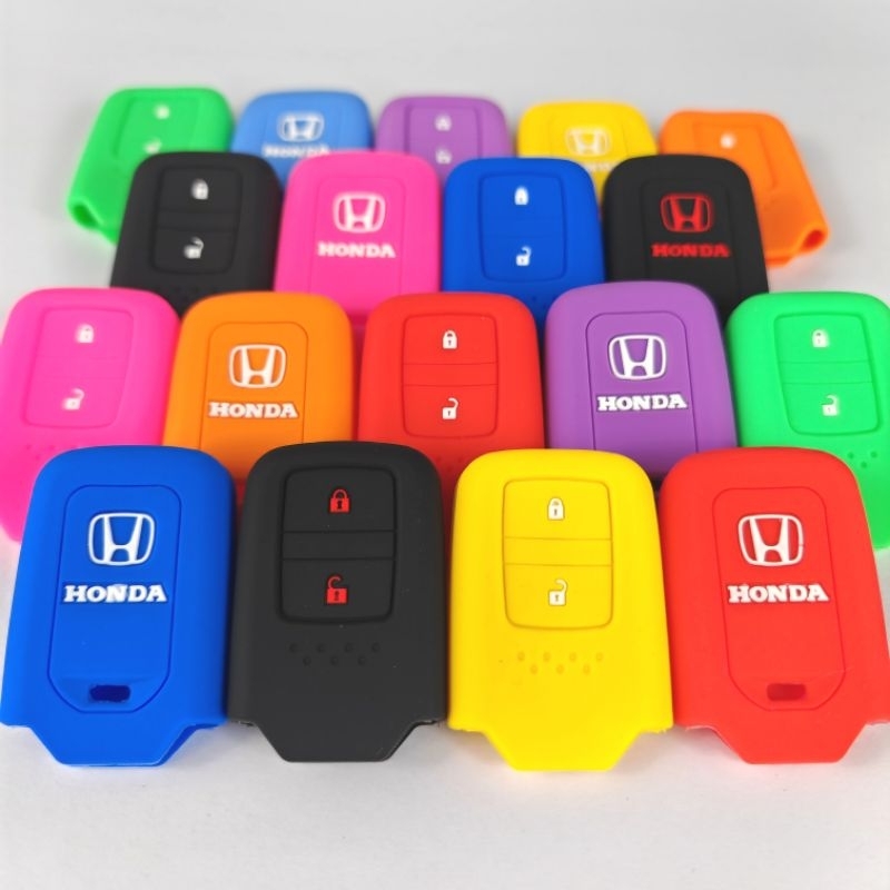 ซิลิโคนรีโมท รถยนต์ HONDA HR-V, CR-V ,BR-V, JAZZ เคสรีโมท เคสกุญแจ Smart Key 2 ปุ่ม