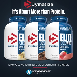🔷Dymatize Nutrition🔷[5 lb.] ELITE 100% WHEY PROTEIN เวย์โปรตีนฟื้นฟูและเสริมสร้างกล้ามเนื้อ