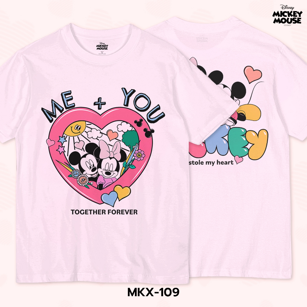 Power 7 Shop เสื้อยืดคอลเลคชั่น "Valentine's Day"  ลิขสิทธิ์แท้ดิสนีย์ (MKX-109)