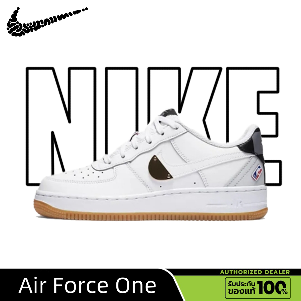 Nike Air Force 1 Low LV8 1 NBA Pack GS White and Black