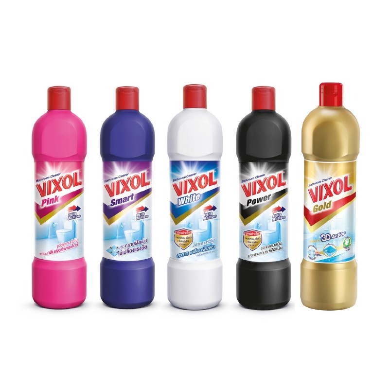 VIXOL วิกซอล ผลิตภัณฑ์ล้างห้องน้ำ 900มล. (เลือกสูตรได้)