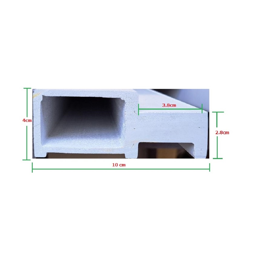 วงกบไม้สังเคราะห์(สีขาว) (Wood Plastic Composite)