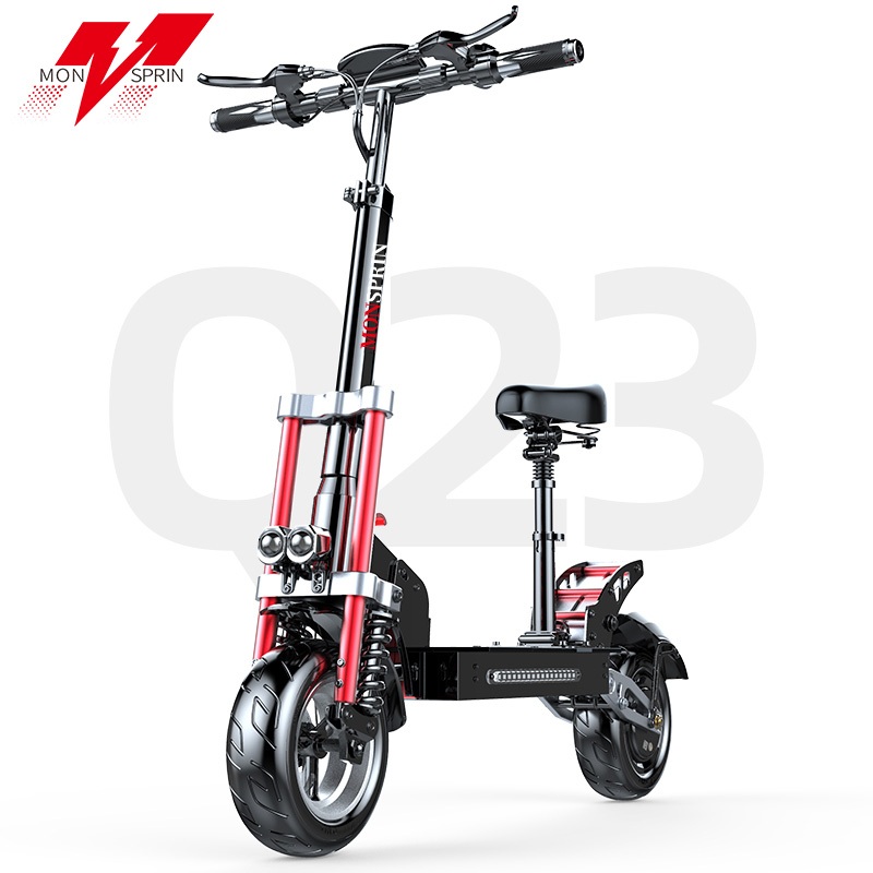 MONSPRIN Q23 scooter ไฟฟ้า ออฟโรด รับ 200kg ระยะ40-150 km ความเร็ว55KM/H สกู็ดเตอร์ Scooter รถยนต์ไฟ