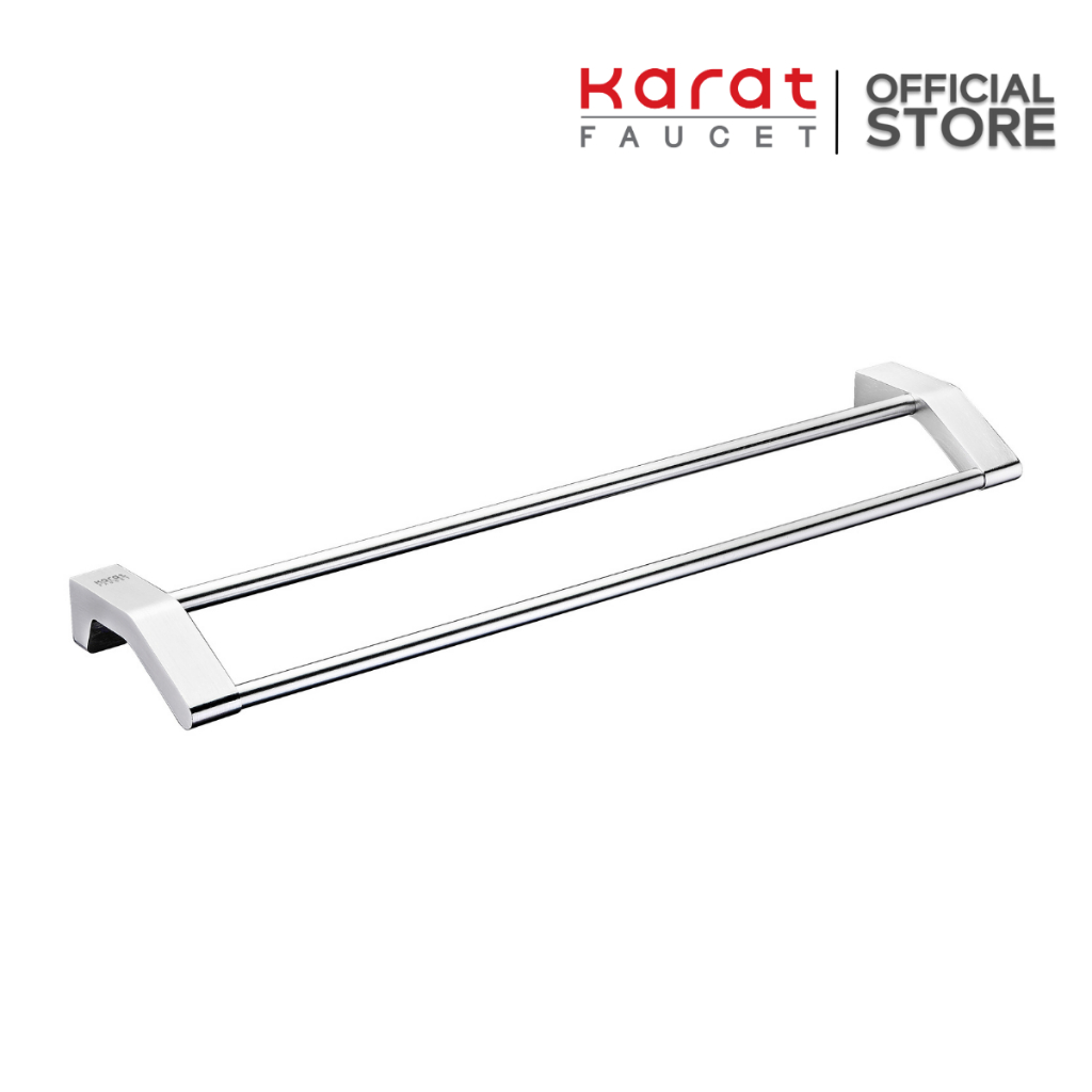 Karat Faucet ราวแขวนผ้าคู่ ยาว 60 ซม. (อลูมิเนียม) รุ่น KB-17-662-52