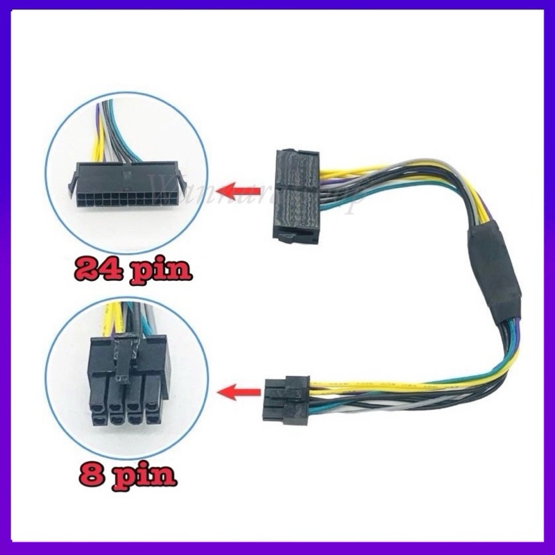 อะแดปเตอร์สายเคเบิ้ล BT 24 Pin to 8 Pin ATX สําหรับ Optiplex 3020 7020 9020