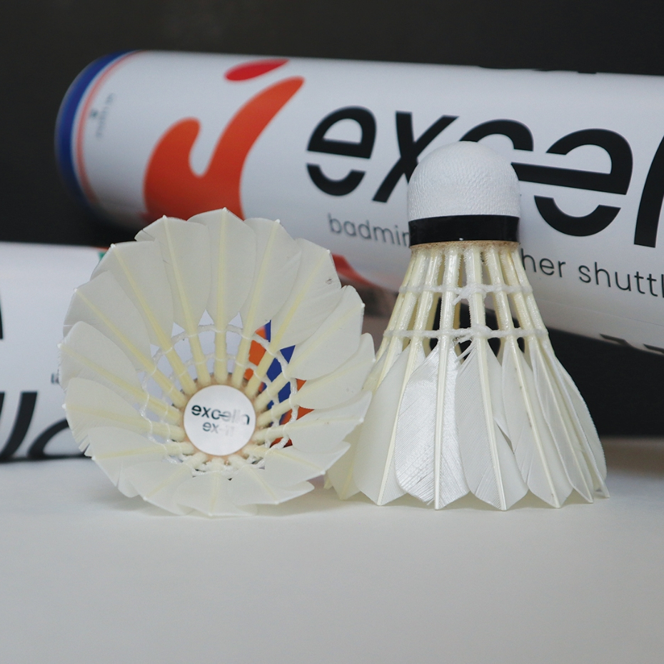 (ส่งภายใน24hr) 🏸 ลูกแบดมินตัน EXCELLA EX-11 ลูกแบดขนเป็ด สำหรับมือใหม่ ตีง่าย น้ำหนักเบา Speed 76