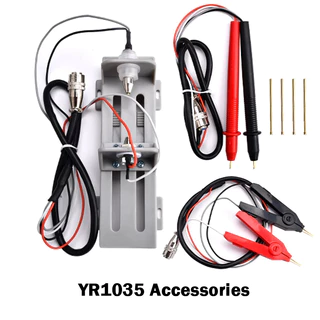 YR1035 อุปกรณ์เสริมชั้นวางทดสอบ Yr1035 18650 26650 32650 PIN cylindrical Test Rack