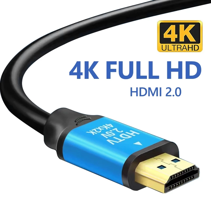 4k 60hz สาย HDMI ถึง HDMI 2M ถึงสายวิดีโอ HDMI สายเคเบิลอะแดปเตอร์ความเร็วสูงพิเศษสําหรับแท็บเล็ตสมาร์ทโฟน