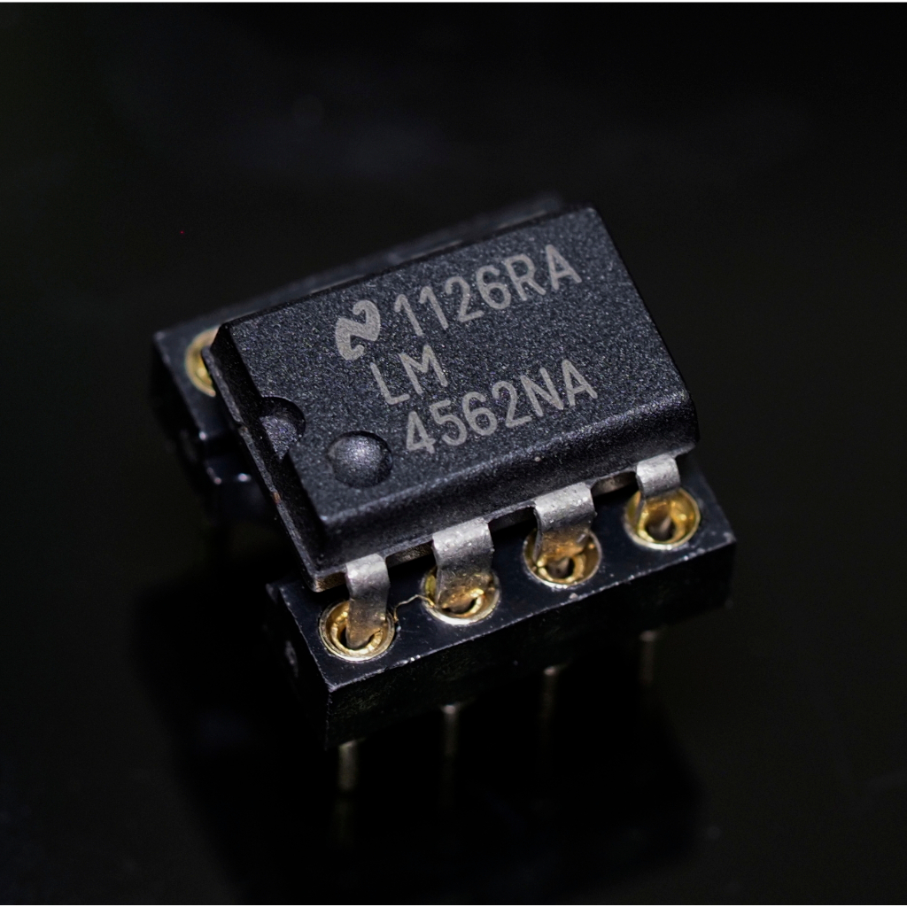 Dual OP-AMP ออปแอมป์ LM4562NA ตัวถังพลาสติก ผลิตที่ Philippines ของแท้ พร้อมส่ง