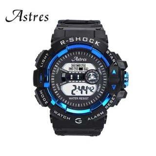 นาฬิกากีฬา ใหม่ผู้ชายควอตซ์ มัลติฟังก์ชั่อิเล็กทรอนิกส์กีฬาน…