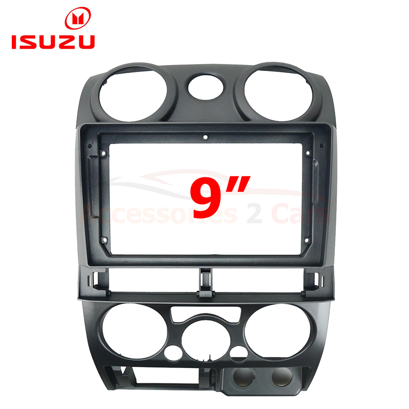 กรอบในวิทยุรถยนต์ ยี่ห้อ ISUZU รุ่น D-MAX PLATINUM ปี 2008-2012 รหัสสินค้า IS-014N
