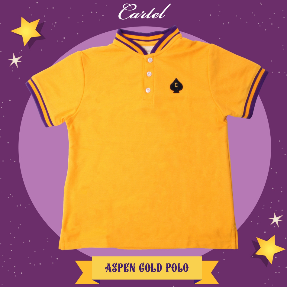 ASPEN GOLD POLO เสื้อโปโลเด็กสีเขียวคอจีน KINGPIN by Cartelkids (CC)