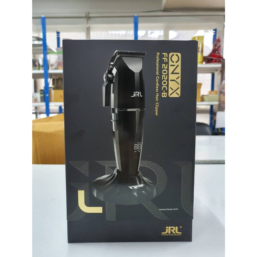 (ใหม่) JRL ONYX FF 2020C-B Professional Cordless Hair Clipper (ตัวใหญ่ 7500/รอบ)👉🏻Lithium lon Batter