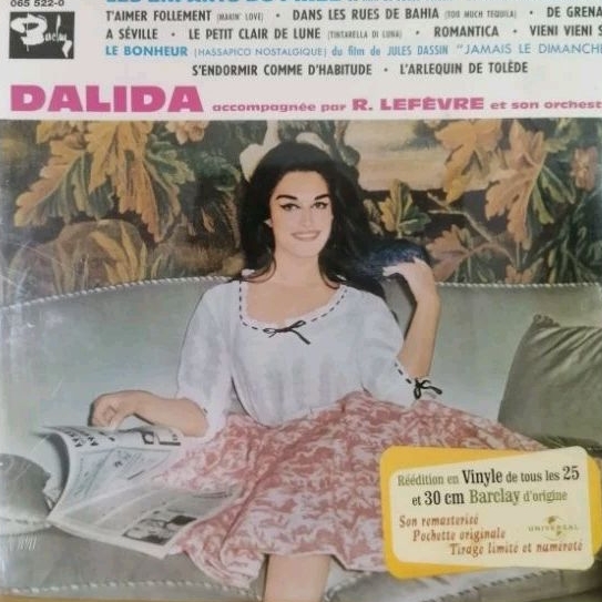 LPแผ่นเสียง​  Dalida​  10นิ้ว​ (Eu​ ​New)​