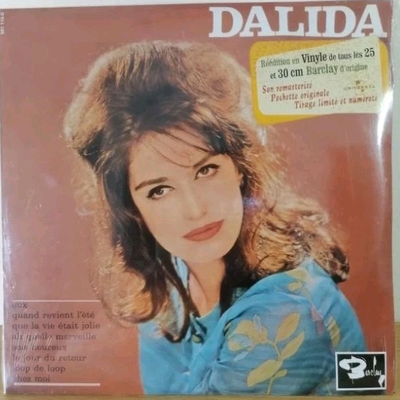 LPแผ่นเสียง​  Dalida​  10นิ้ว​ (Eu​ ​New)​